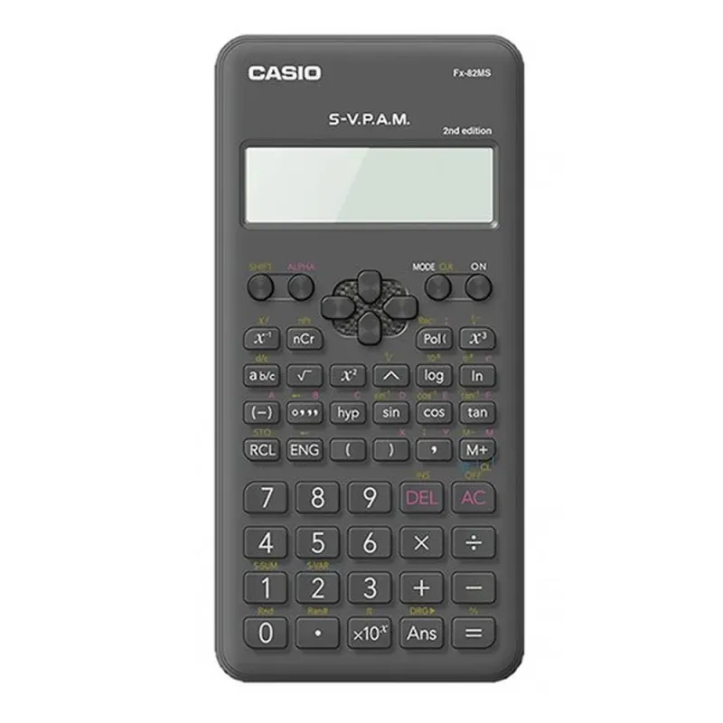 Calculadora Científica CASIO FX-82MS-2 - 10+2 Dígitos - FX-82MS-2