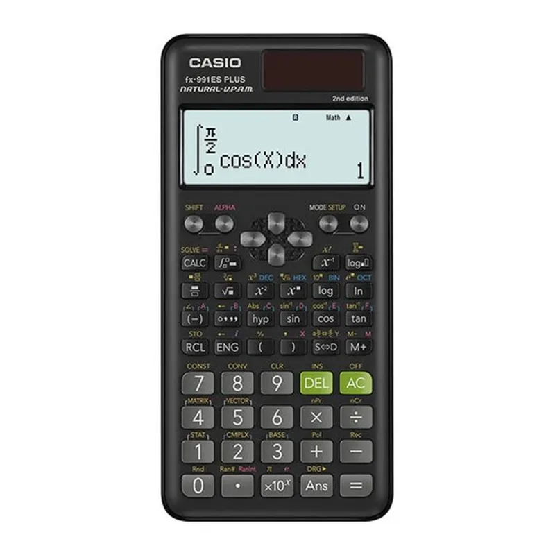 Calculadora Científica CASIO FX-991LA PLUS-2 - 12 Dígitos - 417 Funciones - Pantalla Matriz - FX-991LA PLUS-2