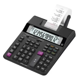Calculadora CASIO HR-200RC - Impresión a Dos Colores - 12 Dígitos - Papel de 58 mm - HR-200RC