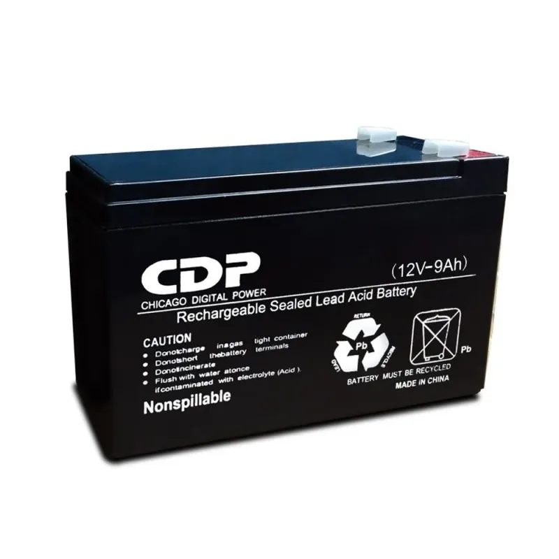 Batería de Reemplazo CDP B-12/9.0 - 12V - 9ah - B-12/9.0