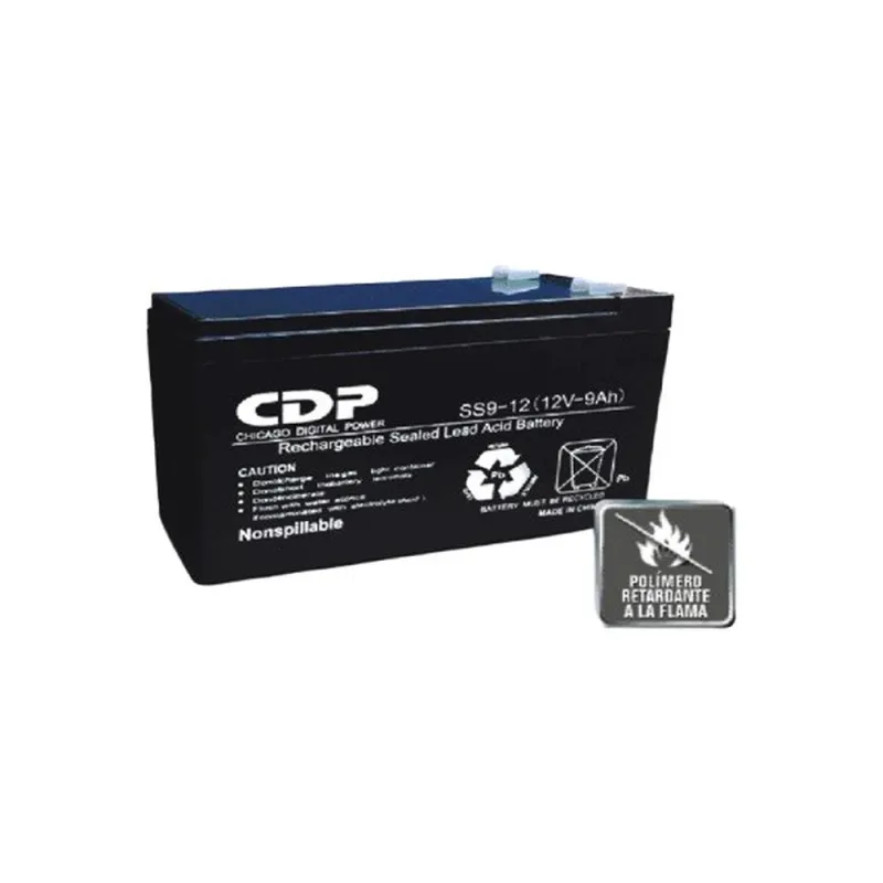 Batería de Respaldo CDP B-12/9 SLB 12-9 - 12V - B-12/9 | SLB 12-9