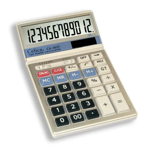 Calculadora de Escritorio Celica CA-2625 - 12 Dígitos - CA-2625 Calculadora de Escritorio Celica CA-2625 - 12 Dígitos - CA-2625