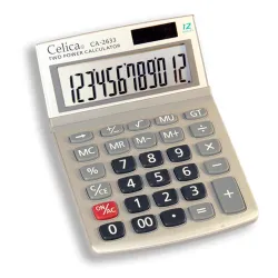 Calculadora de Escritorio Celica CA-2633 - 12 Dígitos - CA-2633 Calculadora de Escritorio Celica CA-2633 - 12 Dígitos - CA-2633