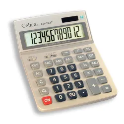 Calculadora de Escritorio Celica CA-2637 - 12 Dígitos - CA-2637 Calculadora de Escritorio Celica CA-2637 - 12 Dígitos - CA-2637