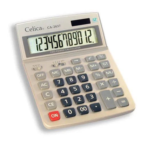 Calculadora de Escritorio Celica CA-2637 - 12 Dígitos - CA-2637 Calculadora de Escritorio Celica CA-2637 - 12 Dígitos - CA-2637