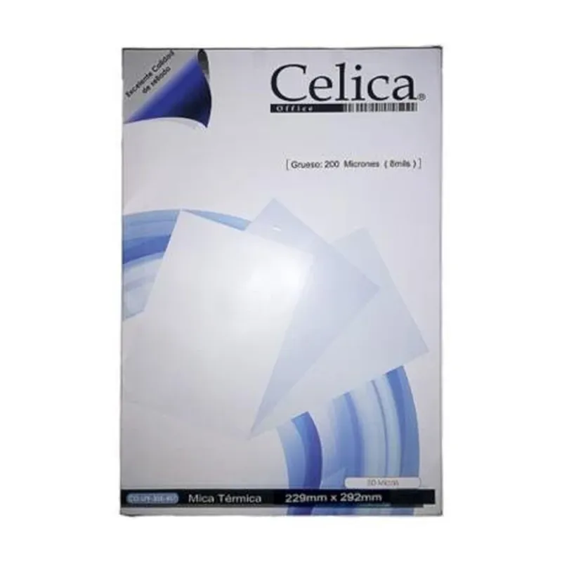 Mica Térmica Celica CO-LPF - Tamaño Carta - 229 x 292 mm - CO-LPF-229-292
