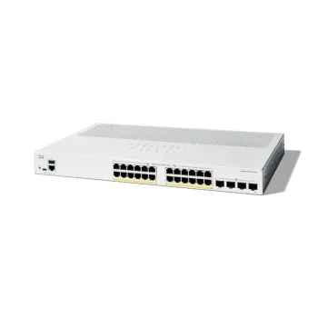 Switch Cisco C1200-24P-4G - Gigabit Ethernet - 24 Puertos PoE+ - 4 Puertos SFP - Gestionado - C1200-24P-4G