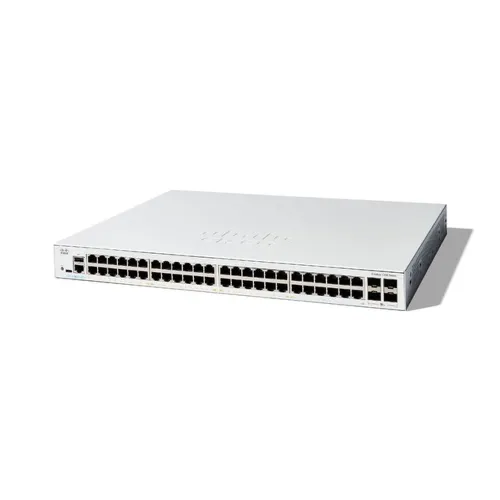Switch Cisco Catalyst 1200 - 48 Puertos Gigabit Ethernet - 4 Puertos SFP+ - C1200-48T-4X