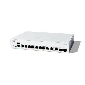 Switch Cisco C1200-8T-E-2G - Gigabit Ethernet - 8 Puertos - 2 Puertos SFP - Gestionado - C1200-8T-E-2G