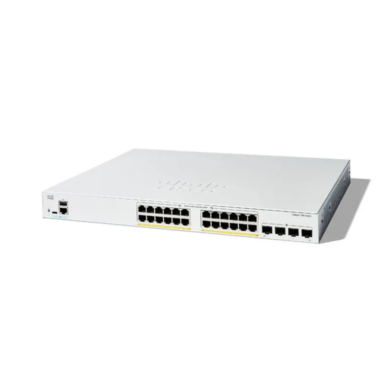 Switch Cisco C1300-24FP-4G - Gigabit Ethernet - 24 Puertos PoE+ - 4 Puertos SFP - Gestionado - C1300-24FP-4G
