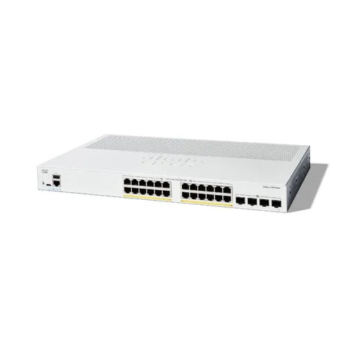 Switch Cisco C1300-24P-4X - Gigabit Ethernet - 24 Puertos PoE+ - 4 Puertos SFP+ - Gestionado - C1300-24P-4X Switch Cisco C1300-24P-4X - Gigabit Ethernet - 24 Puertos PoE+ - 4 Puertos SFP+ - Gestionado - C1300-24P-4X