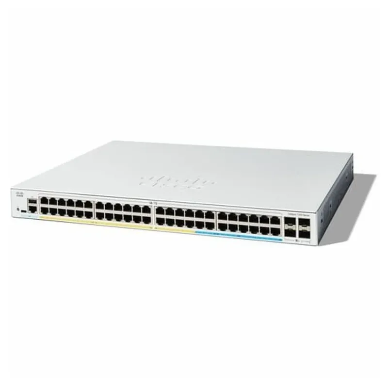 Switch Cisco C1300-48P-4X - Gigabit Ethernet - 48 Puertos PoE+, 4 Puertos SFP+ - Gestionado - C1300-48P-4X