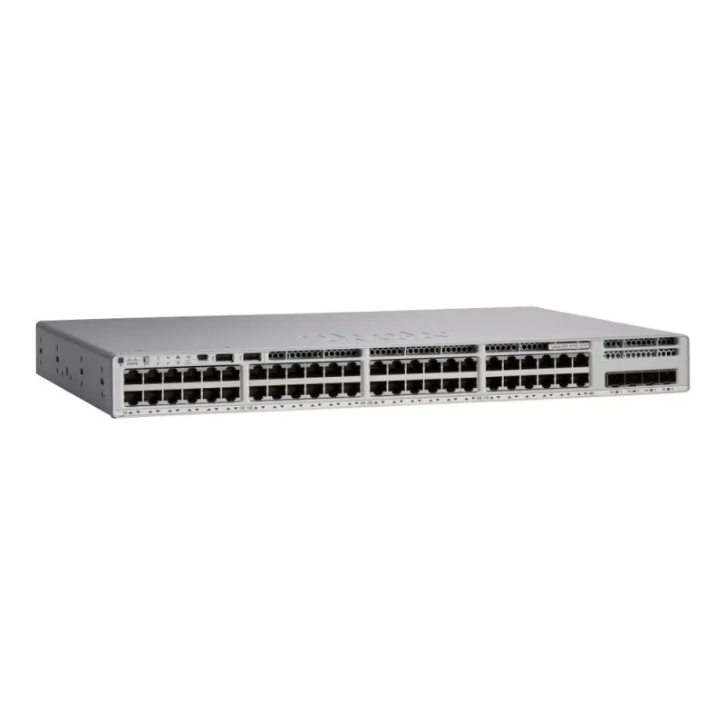 Switch Cisco Catalyst 9200L - 48 puertos - Gigabit - 4 SFP - Gestionado - C9200L-48P-4X-E