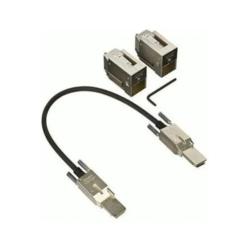Kit de apilamiento Cisco - 2 Adaptadores data stack - 1 Cable data stack - Para Switch Catalyst 9200L - C9200L-STACK-KIT=
