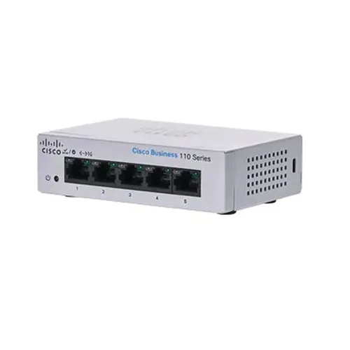 Switch Cisco CBS110-5T-D - 5 Puertos - Gigabit - No Gestionado - CBS110-5T-D-NA Switch Cisco CBS110-5T-D - 5 Puertos - Gigabit - No Gestionado - CBS110-5T-D-NA