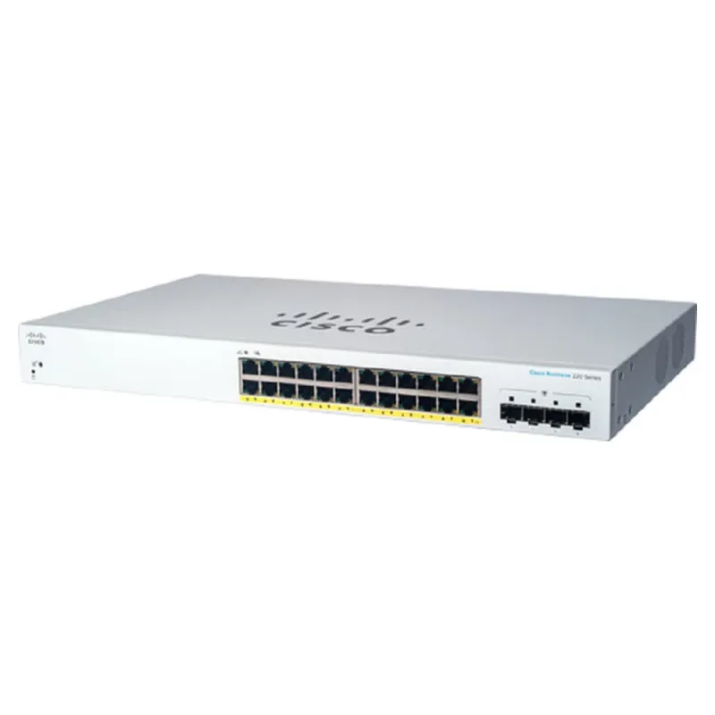 Switch Cisco CBS220 - 24 Puertos - Gigabit - PoE - 4 SFP - Gestionado - CBS220-24P-4G-NA