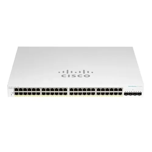 Switch Cisco Business CBS220 - 48 Puertos - Gigabit - 4 SFP - Gestionado - CBS220-48T-4G-NA Switch Cisco Business CBS220 - 48 Puertos - Gigabit - 4 SFP - Gestionado - CBS220-48T-4G-NA