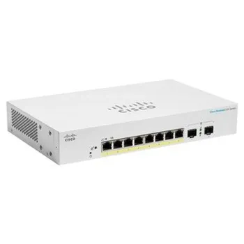 Switch Cisco CBS220 - 8 Puertos - Gigabit - PoE - 2 SFP - Gestionado - CBS220-8P-E-2G-NA