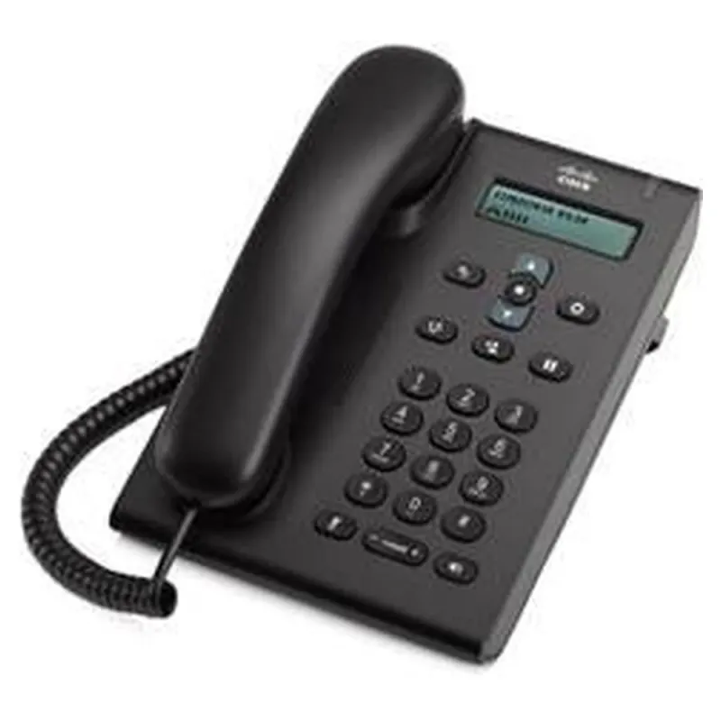 Teléfono Cisco SIP 3905 - 2 Puertos - Negro - CP-3905=