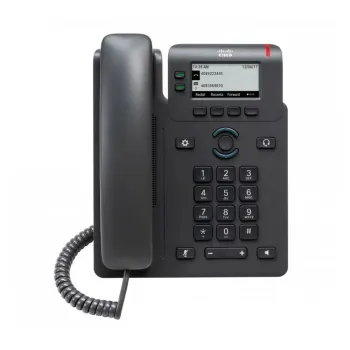 Teléfono IP Cisco 6821 - 2 Líneas - Identificador de llamadas - Negro - CP-6821-3PCC-K9=