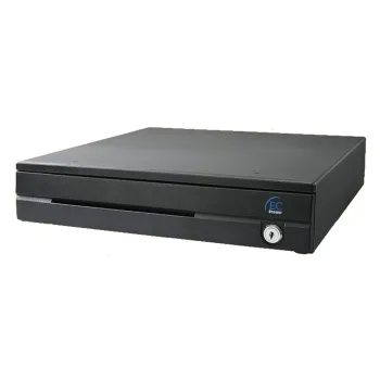 Cajón de Dinero EC Line EC-CD-100M-II-GREY - Negro - Acero - 7 Compartimentos - Llave - EC-CD-100M-II-GREY