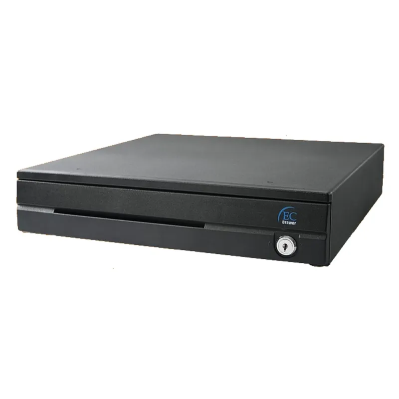 Cajón de Dinero EC Line EC-CD-100M-II-GREY - Negro - Acero - 7 Compartimentos - Llave - EC-CD-100M-II-GREY