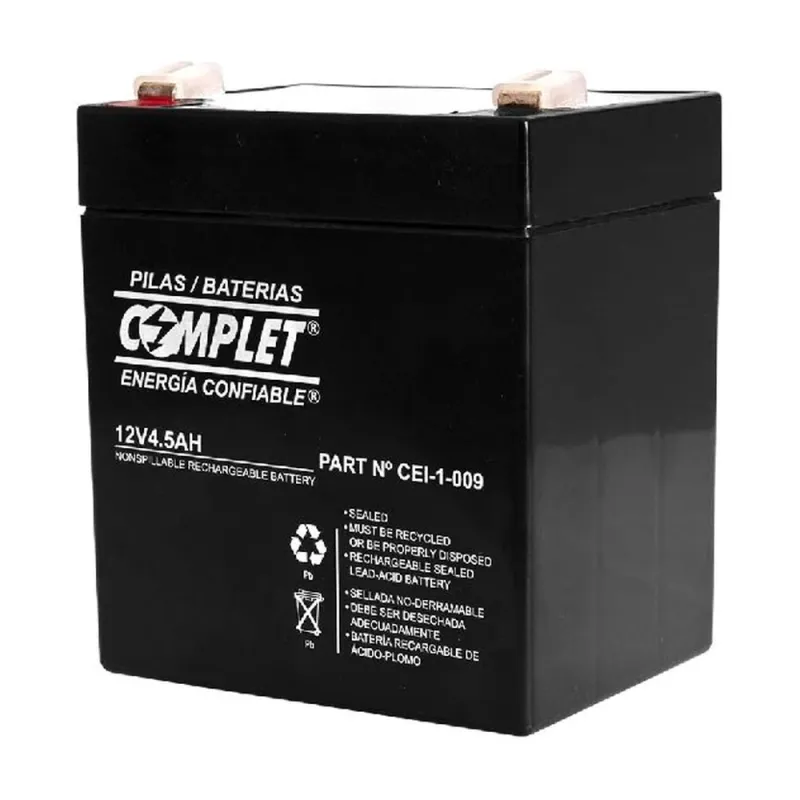 Batería Complet CEI-1-009 - 12V - 4.5AH - CEI-1-009