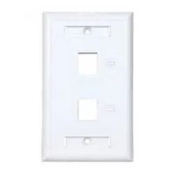 Placa de Pared ConduNet - 2 Salidas - Blanco - 8699612AFP Placa de Pared ConduNet - 2 Salidas - Blanco - 8699612AFP
