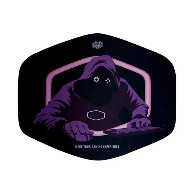 Alfombra Para Silla Cooler Master FM510 - 1400x1105x3mm - Negro con Morado - CMI-FM510