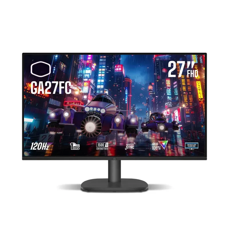 Monitor Gamer Cooler Master GA27FC - 27" - 1920 x 1080 Full HD - 120Hz - HDMI - CMI-GA27FC-US