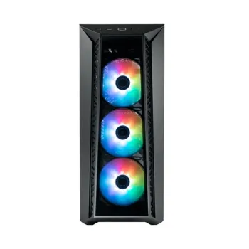 Gabinete Gamer Cooler Master MasterBox 520 - Media Torre - ATX/Micro-ATX/Mini-ITX/SSI-CEB/E-ATX - 4 Ventiladores- Panel Lateral - Negro - MB520-KGNN-S01