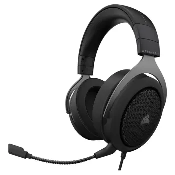 Diadema Gamer Corsair HS60 HAPTIC - Alámbrico - USB - Micrófono - Negro - CA-9011228-NA