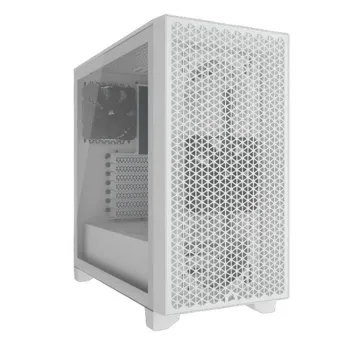 Gabinete Gamer Corsair 3000D AIRFLOW - Media Torre - ATX - 2 Ventiladores - Panel Lateral - Blanco - CC-9011252-WW