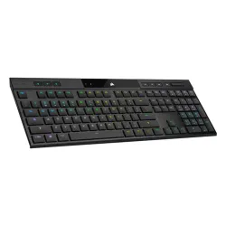 Teclado Gamer Corsair K100 AIR RGB - Mecánico - Switch Cherry MX - Inalámbrico - Negro (Inglés) - CH-913A01U-NA Teclado Gamer Corsair K100 AIR RGB - Mecánico - Switch Cherry MX - Inalámbrico - Negro (Inglés) - CH-913A01U-NA