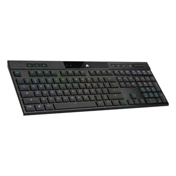 Teclado Gamer Corsair K100 AIR RGB - Mecánico - Switch Cherry MX - Inalámbrico - Negro (Inglés) - CH-913A01U-NA