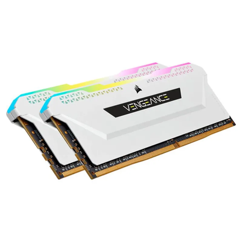 Memoria RAM Corsair VENGEANCE RGB PRO SL - DDR4 - 16GB (2x 8GB) - 3600MHz - DIMM - Para PC - CMH16GX4M2D3600C18W