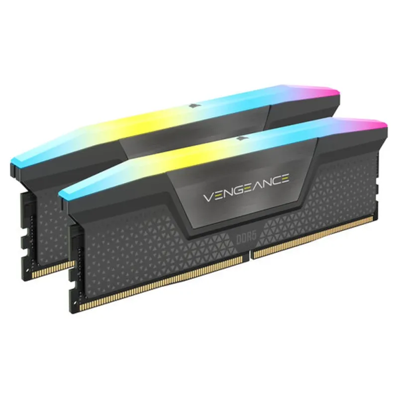 Memoria RAM Corsair VENGEANCE RGB - DDR5 - 32GB (2x16GB) - 6000MT/s - DIMM - Para PC - CMH32GX5M2B6000Z30K