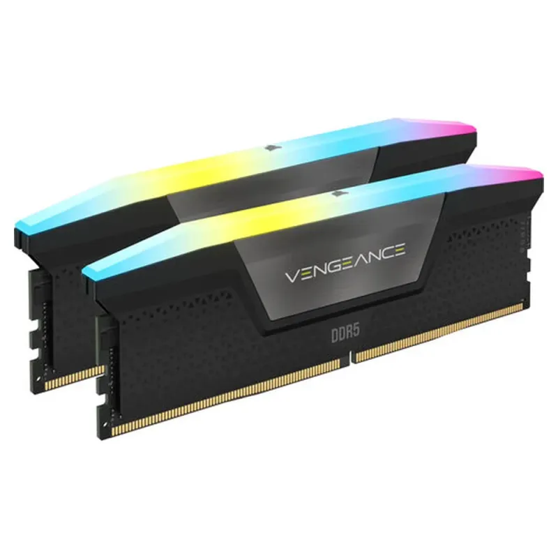 Memoria RAM Corsair Vengeance RGB - DDR5 - 32GB (2x16GB) - 6400MT/s - DIMM - Para PC - CMH32GX5M2B6400C36