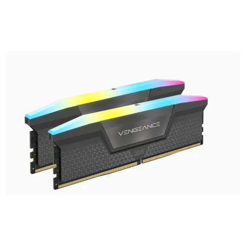 Memoria RAM Corsair Vengeance RGB - DDR5 - 5600MHz - 64GB (2 x 32GB) - CL40 - Gris - CMH64GX5M2B5600Z40K Memoria RAM Corsair Vengeance RGB - DDR5 - 5600MHz - 64GB (2 x 32GB) - CL40 - Gris - CMH64GX5M2B5600Z40K