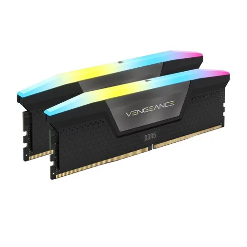 Memoria RAM Corsair VENGEANCE RGB - DDR5 - 64GB (2x32GB) - 6000MT/s - DIMM - Para PC - CMH64GX5M2B6000C30 Memoria RAM Corsair VENGEANCE RGB - DDR5 - 64GB (2x32GB) - 6000MT/s - DIMM - Para PC - CMH64GX5M2B6000C30
