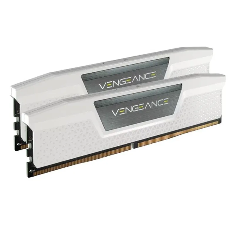 Memoria RAM Corsair VENGEANCE - DDR5 - 32GB (2x16GB) - 6400MT/s - DIMM - Para PC - Blanco - CMK32GX5M2B6400C32W