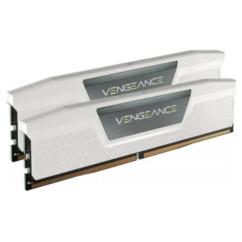 Memoria RAM Corsair Vengeance - DDR5 - 64GB (2x32GB) - 5200MHz - DIMM - para PC- Blanco - CMK64GX5M2B5200C40W Memoria RAM Corsair Vengeance - DDR5 - 64GB (2x32GB) - 5200MHz - DIMM - para PC- Blanco - CMK64GX5M2B5200C40W