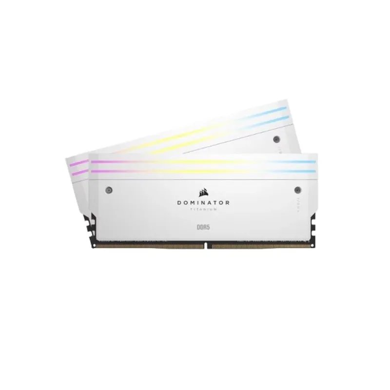 Memoria RAM Corsair DOMINATOR TITANIUM - DDR5 - 48GB (2x24GB) - 7000MT/s - DIMM - Para PC - Blanco - CMP48GX5M2B7000C36W