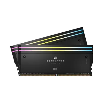 Memoria RAM Corsair Dominator Titanium RGB - DDR5 - 64GB (2x32GB) - 6000MHz - UDIMM - para PC - CMP64GX5M2B6000C30