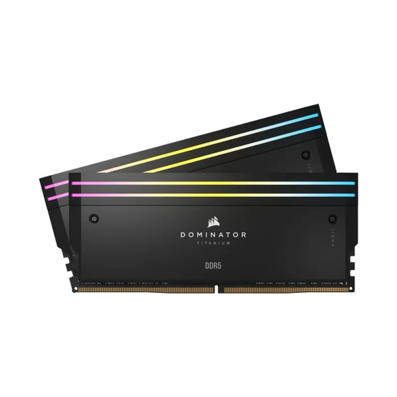 Memoria RAM Corsair Dominator Titanium RGB - DDR5 - 64GB (2x32GB) - 6000MHz - UDIMM - para PC - CMP64GX5M2B6000C30