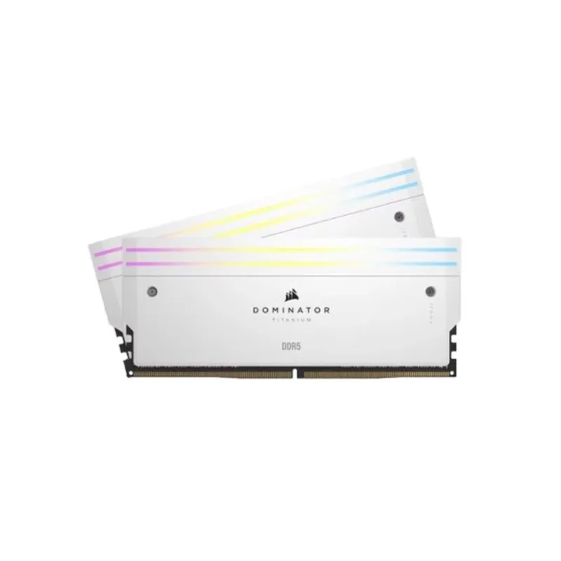 Memoria RAM Corsair DOMINATOR TITANIUM - DDR5 - 64GB (2x32GB) - 6400MT/s - DIMM - Para PC - CMP64GX5M2B6400C32W