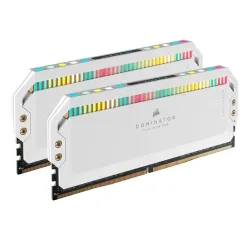 Memoria RAM Corsair DOMINATOR PLATINUM RGB - DDR5 - 64GB (2x32GB) - 5200MT/s - DIMM - Para PC - Blanco - CMT64GX5M2B5200C40W Memoria RAM Corsair DOMINATOR PLATINUM RGB - DDR5 - 64GB (2x32GB) - 5200MT/s - DIMM - Para PC - Blanco - CMT64GX5M2B5200C40W