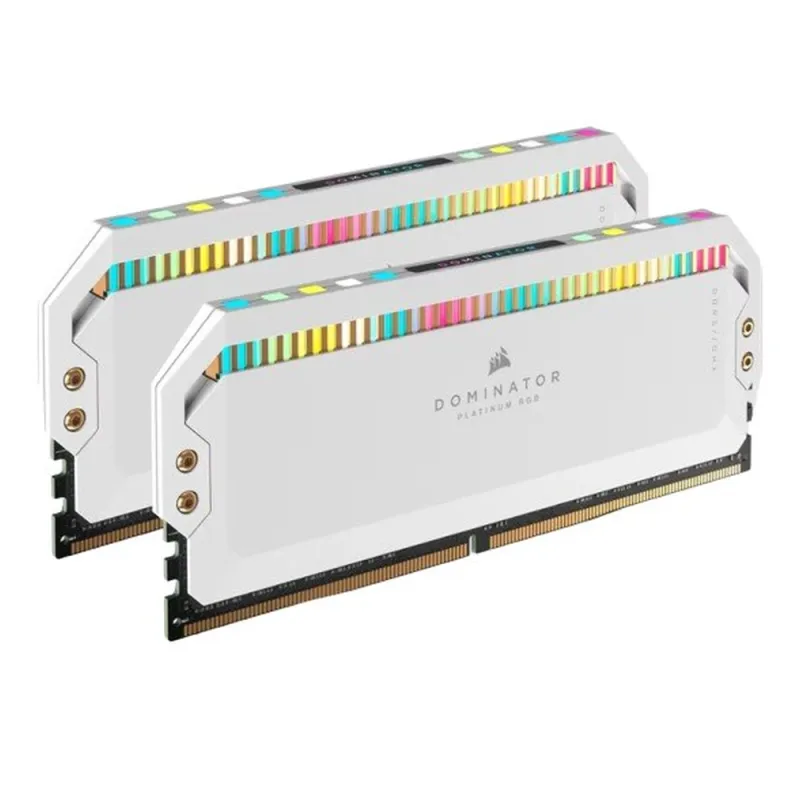Memoria RAM Corsair DOMINATOR PLATINUM RGB - DDR5 - 64GB (2x32GB) - 5200MT/s - DIMM - Para PC - Blanco - CMT64GX5M2B5200C40W