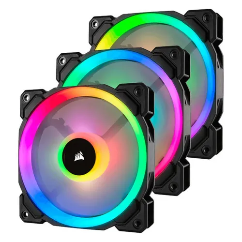 Ventilador Corsair LL120 - Rgb - Luz Dual - 3 Piezas - CO-9050072-WW Ventilador Corsair LL120 - Rgb - Luz Dual - 3 Piezas - CO-9050072-WW