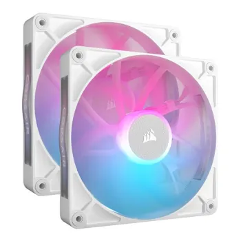 Ventilador Corsair iCUE LINK RX140 RGB - 140mm - 1700 RPM - 2 Piezas - Blanco - CO-9051024-WW